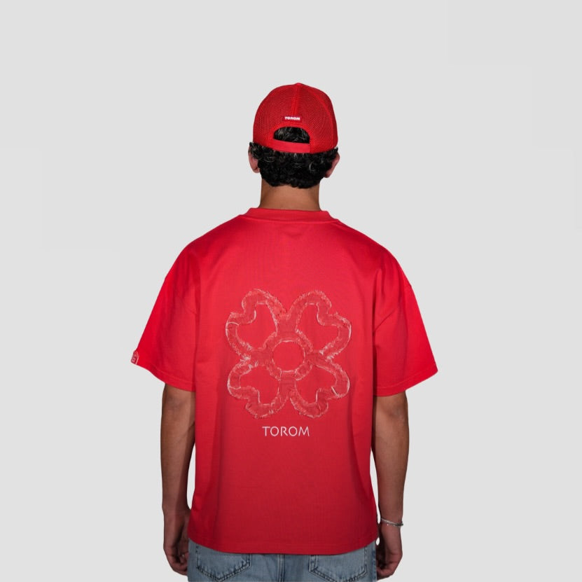 TOROM - T-shirt Rouge Flamme