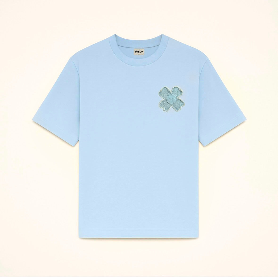 TOROM - T-shirt Bleu Azur