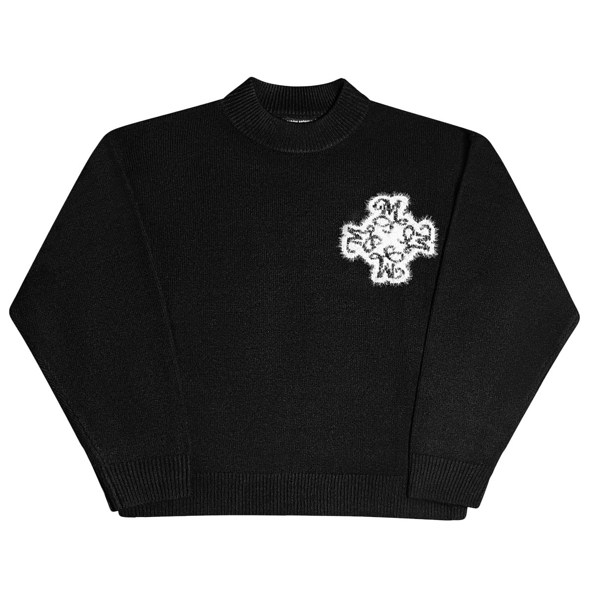 Essential 4M Knitted Sweater -
Black