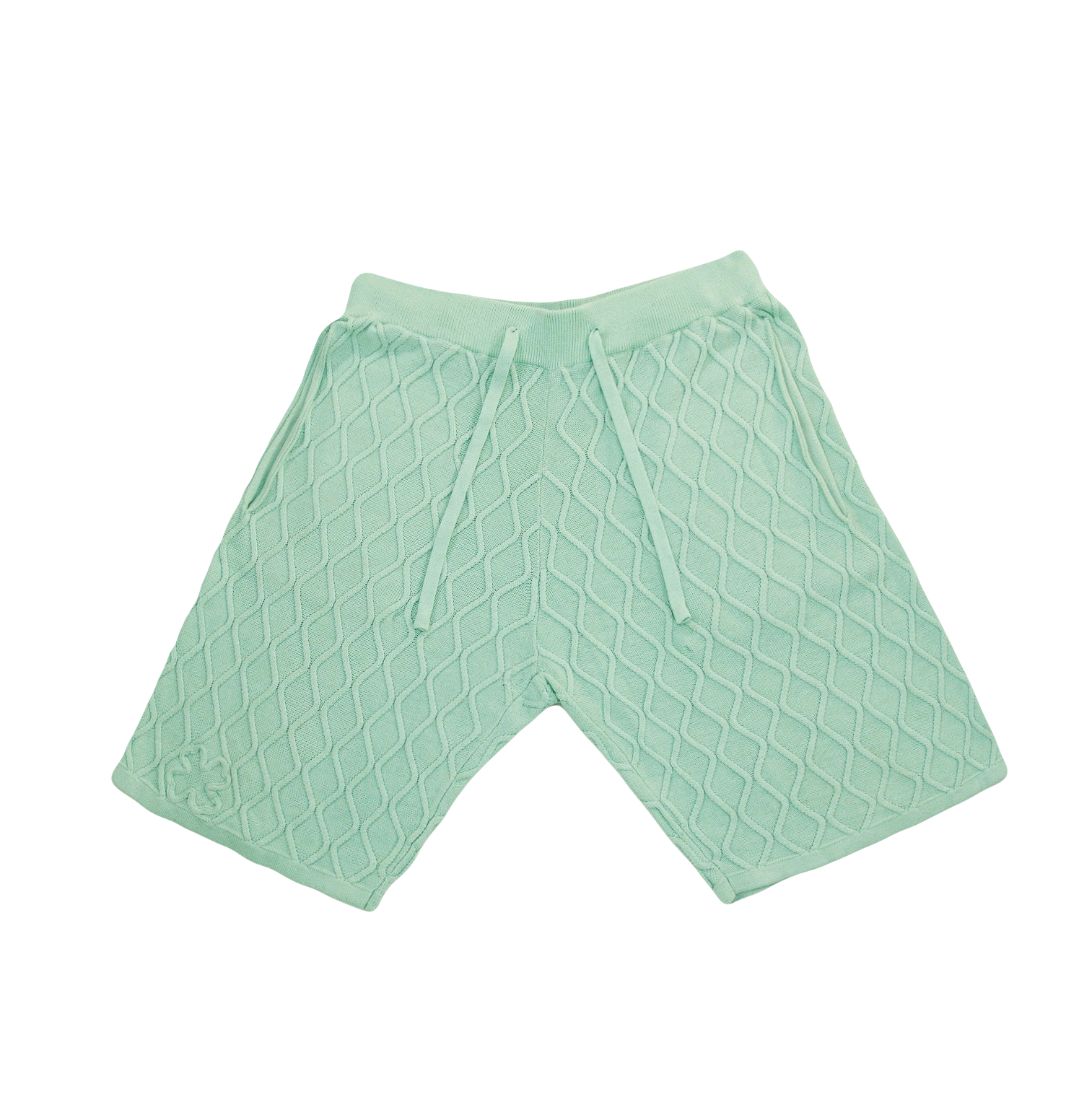 Short Trèfle en Laine Vert Menthe